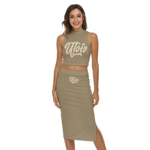 Load image into Gallery viewer, UTO IV Women's Tank Top & Split High Skirt Set