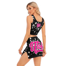 Load image into Gallery viewer, UTO IV Women's Camisole And Hip Skirt Suit