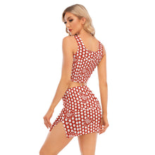 Load image into Gallery viewer, UTO IV Women's Camisole And Hip Skirt Suit