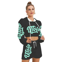 Load image into Gallery viewer, UTO IV Women's Mirco Fleece Hoodie And Shorts Set