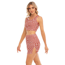 Load image into Gallery viewer, UTO IV Women's Camisole And Hip Skirt Suit