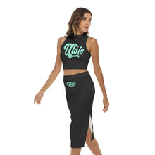 Load image into Gallery viewer, UTO IV Women's Tank Top & Split High Skirt Set