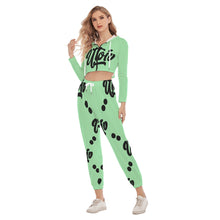 Load image into Gallery viewer, UTO IV Women's Crop Hoodie Sports Set