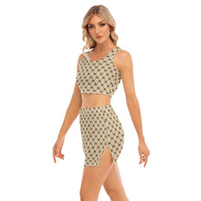 Load image into Gallery viewer, UTO IV Women's Camisole And Hip Skirt Suit