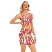 Load image into Gallery viewer, UTO IV Women's Camisole And Hip Skirt Suit