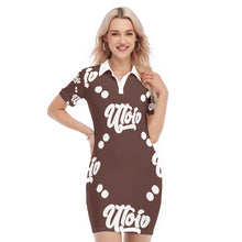 Load image into Gallery viewer, UTO IV Women's Polo Collar Dress