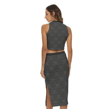 Load image into Gallery viewer, UTO IV "Midnight" Women's Tank Top & Split High Skirt Set