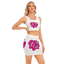 Load image into Gallery viewer, UTO IV Women's Camisole And Hip Skirt Suit