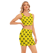 Load image into Gallery viewer, UTO IV Women's Camisole And Hip Skirt Suit