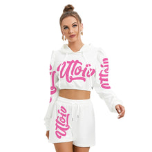 Load image into Gallery viewer, UTO IV Women's Mirco Fleece Hoodie And Shorts Set