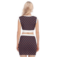 Load image into Gallery viewer, UTO IV V-Neck Vest Skirt Suit