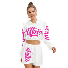 Load image into Gallery viewer, UTO IV Women's Mirco Fleece Hoodie And Shorts Set