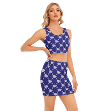 Load image into Gallery viewer, UTO IV Women's Camisole And Hip Skirt Suit