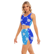 Load image into Gallery viewer, UTO IV Women's Camisole And Hip Skirt Suit