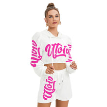 Load image into Gallery viewer, UTO IV Women's Mirco Fleece Hoodie And Shorts Set