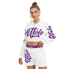 Load image into Gallery viewer, UTO IV Women's Mirco Fleece Hoodie And Shorts Set
