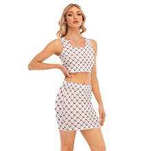 Load image into Gallery viewer, UTO IV Women's Camisole And Hip Skirt Suit