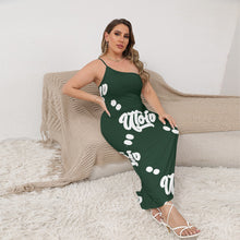 Load image into Gallery viewer, UTO IV Women's Oblique-Shoulder Exposure Dress With Side Split (Plus Size)