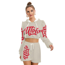 Load image into Gallery viewer, UTO IV Women's Mirco Fleece Hoodie And Shorts Set