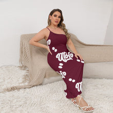 Load image into Gallery viewer, UTO IV Women's Oblique-Shoulder Exposure Dress With Side Split (Plus Size)