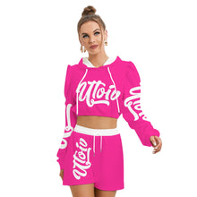 Load image into Gallery viewer, UTO IV Women's Mirco Fleece Hoodie And Shorts Set