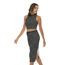 Load image into Gallery viewer, UTO IV "Midnight" Women's Tank Top & Split High Skirt Set