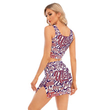 Load image into Gallery viewer, UTO IV Women's Camisole And Hip Skirt Suit