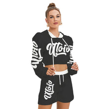 Load image into Gallery viewer, UTO IV Women's Mirco Fleece Hoodie And Shorts Set