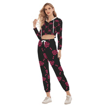 Load image into Gallery viewer, UTO IV Women's Crop Hoodie Sports Set