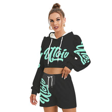 Load image into Gallery viewer, UTO IV Women's Mirco Fleece Hoodie And Shorts Set