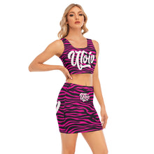 Load image into Gallery viewer, UTO IV Women's Camisole And Hip Skirt Suit