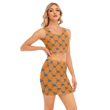 Load image into Gallery viewer, UTO IV Women's Camisole And Hip Skirt Suit
