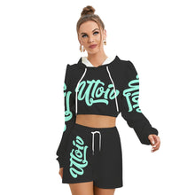 Load image into Gallery viewer, UTO IV Women's Mirco Fleece Hoodie And Shorts Set