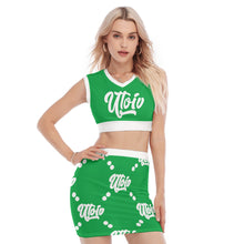 Load image into Gallery viewer, UTO IV V-Neck Vest Skirt Suit