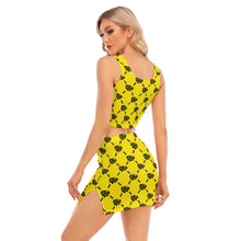 Load image into Gallery viewer, UTO IV Women's Camisole And Hip Skirt Suit