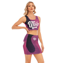 Load image into Gallery viewer, UTO IV Women's Camisole And Hip Skirt Suit