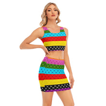 Load image into Gallery viewer, UTO IV Women's Camisole And Hip Skirt Suit