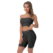 Load image into Gallery viewer, UTO IV "Midnight" Women's Breast Wrap Shorts Suit