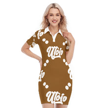 Load image into Gallery viewer, UTO IV Women's Polo Collar Dress