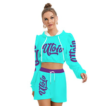 Load image into Gallery viewer, UTO IV Women's Mirco Fleece Hoodie And Shorts Set