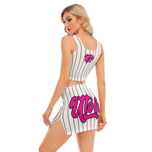 Load image into Gallery viewer, UTO IV Women's Camisole And Hip Skirt Suit