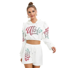Load image into Gallery viewer, UTO IV Women's Mirco Fleece Hoodie And Shorts Set