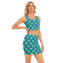 Load image into Gallery viewer, UTO IV Women's Camisole And Hip Skirt Suit