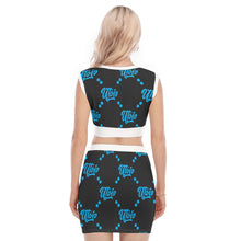 Load image into Gallery viewer, UTO IV "Coon-ey Island" Women's Collarless V Collar Vest Skirt Suit