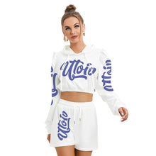 Load image into Gallery viewer, UTO IV Women's Mirco Fleece Hoodie And Shorts Set
