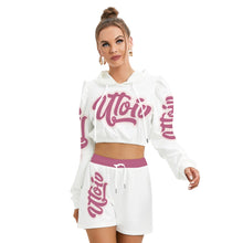 Load image into Gallery viewer, UTO IV Women's Mirco Fleece Hoodie And Shorts Set