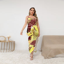 Load image into Gallery viewer, UTO IV Women's Oblique-Shoulder Exposure Dress With Side Split (Plus Size)