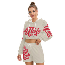 Load image into Gallery viewer, UTO IV Women's Mirco Fleece Hoodie And Shorts Set