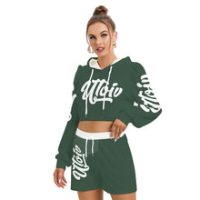 Load image into Gallery viewer, UTO IV Women's Mirco Fleece Hoodie And Shorts Set