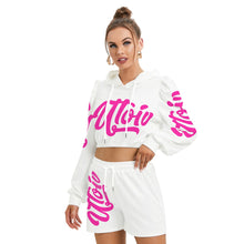 Load image into Gallery viewer, UTO IV Women's Mirco Fleece Hoodie And Shorts Set